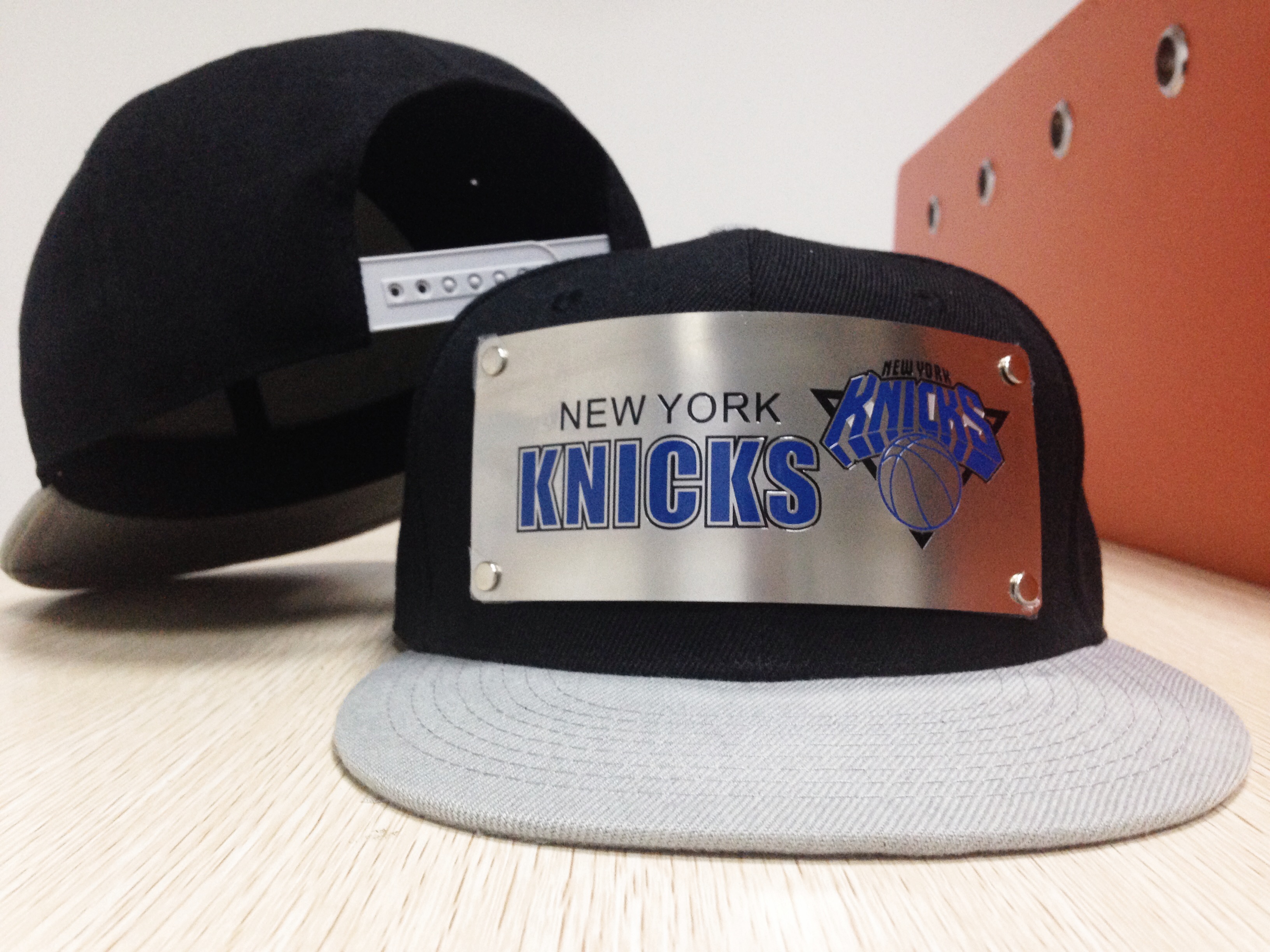 NBA New York Knicks NE Snapback Hat #57